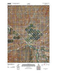 Buckskin Basin Idaho Historical topographic map, 1:24000 scale, 7.5 X 7.5 Minute, Year 2010