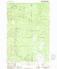 Buffalo Lake NE Idaho Historical topographic map, 1:24000 scale, 7.5 X 7.5 Minute, Year 1986