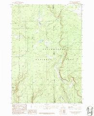 Buffalo Lake Idaho Historical topographic map, 1:24000 scale, 7.5 X 7.5 Minute, Year 1986