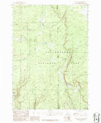 Buffalo Lake Idaho Historical topographic map, 1:24000 scale, 7.5 X 7.5 Minute, Year 1986