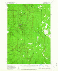 Buffalo Lake Idaho Historical topographic map, 1:62500 scale, 15 X 15 Minute, Year 1957