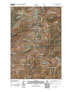 Buffalo Hump Idaho Historical topographic map, 1:24000 scale, 7.5 X 7.5 Minute, Year 2011
