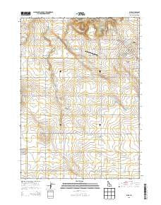 Buhl Idaho Current topographic map, 1:24000 scale, 7.5 X 7.5 Minute, Year 2013