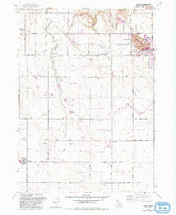 Buhl Idaho Historical topographic map, 1:24000 scale, 7.5 X 7.5 Minute, Year 1958