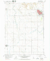 Buhl Idaho Historical topographic map, 1:24000 scale, 7.5 X 7.5 Minute, Year 1958