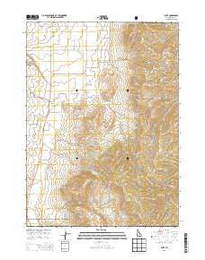 Buist Idaho Current topographic map, 1:24000 scale, 7.5 X 7.5 Minute, Year 2013