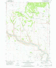 Bull Basin Camp Idaho Historical topographic map, 1:24000 scale, 7.5 X 7.5 Minute, Year 1977
