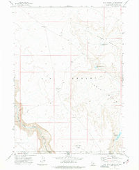 Bull Camp Butte Idaho Historical topographic map, 1:24000 scale, 7.5 X 7.5 Minute, Year 1973