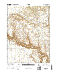 Bull Basin Camp Idaho Current topographic map, 1:24000 scale, 7.5 X 7.5 Minute, Year 2013