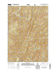 Bull Creek Hot Springs Idaho Current topographic map, 1:24000 scale, 7.5 X 7.5 Minute, Year 2013