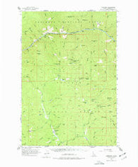 Burgdorf Idaho Historical topographic map, 1:62500 scale, 15 X 15 Minute, Year 1956