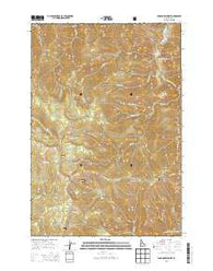 Burgdorf Summit Idaho Current topographic map, 1:24000 scale, 7.5 X 7.5 Minute, Year 2013