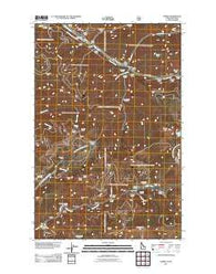 Burke Idaho Historical topographic map, 1:24000 scale, 7.5 X 7.5 Minute, Year 2011