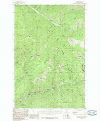 Burke Idaho Historical topographic map, 1:24000 scale, 7.5 X 7.5 Minute, Year 1985