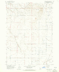 Burley Butte Idaho Historical topographic map, 1:24000 scale, 7.5 X 7.5 Minute, Year 1964