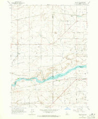 Burley SW Idaho Historical topographic map, 1:24000 scale, 7.5 X 7.5 Minute, Year 1964