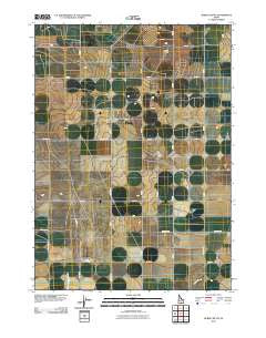 Burley Butte Idaho Historical topographic map, 1:24000 scale, 7.5 X 7.5 Minute, Year 2010