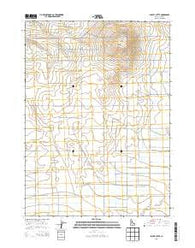 Burley Butte Idaho Current topographic map, 1:24000 scale, 7.5 X 7.5 Minute, Year 2013