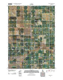 Burley NE Idaho Historical topographic map, 1:24000 scale, 7.5 X 7.5 Minute, Year 2010