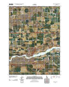 Burley SW Idaho Historical topographic map, 1:24000 scale, 7.5 X 7.5 Minute, Year 2010