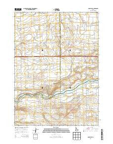 Burley SW Idaho Current topographic map, 1:24000 scale, 7.5 X 7.5 Minute, Year 2013