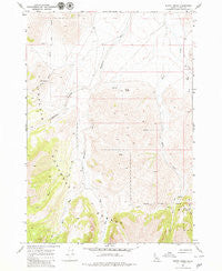 Burnt Creek Idaho Historical topographic map, 1:24000 scale, 7.5 X 7.5 Minute, Year 1967