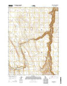Buster Butte Idaho Current topographic map, 1:24000 scale, 7.5 X 7.5 Minute, Year 2013