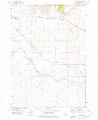 Butte City Idaho Historical topographic map, 1:24000 scale, 7.5 X 7.5 Minute, Year 1972