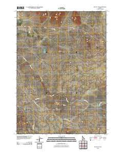 Butte City Idaho Historical topographic map, 1:24000 scale, 7.5 X 7.5 Minute, Year 2010