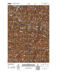 Buttercup Mountain Idaho Historical topographic map, 1:24000 scale, 7.5 X 7.5 Minute, Year 2011