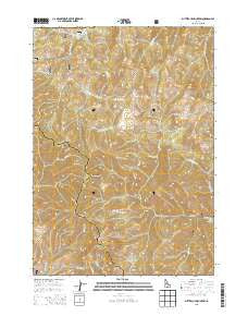 Buttercup Mountain Idaho Current topographic map, 1:24000 scale, 7.5 X 7.5 Minute, Year 2013