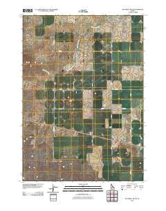 Butterfly Butte Idaho Historical topographic map, 1:24000 scale, 7.5 X 7.5 Minute, Year 2010