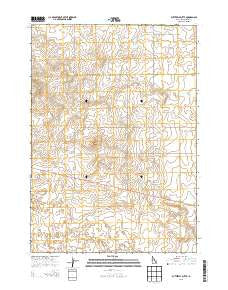 Butterfly Butte Idaho Current topographic map, 1:24000 scale, 7.5 X 7.5 Minute, Year 2013