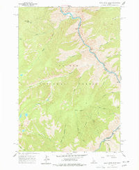 Butts Creek Point Idaho Historical topographic map, 1:24000 scale, 7.5 X 7.5 Minute, Year 1962