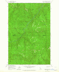 Buzzard Roost Idaho Historical topographic map, 1:24000 scale, 7.5 X 7.5 Minute, Year 1963