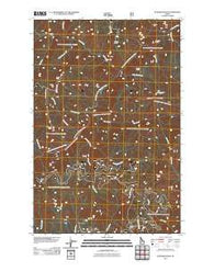 Buzzard Roost Idaho Historical topographic map, 1:24000 scale, 7.5 X 7.5 Minute, Year 2011
