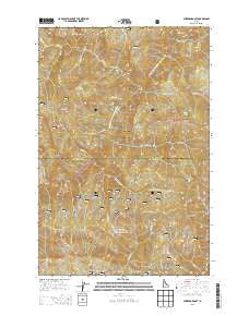 Buzzard Roost Idaho Current topographic map, 1:24000 scale, 7.5 X 7.5 Minute, Year 2013