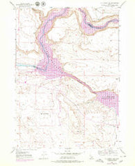 C.J. Strike Dam Idaho Historical topographic map, 1:24000 scale, 7.5 X 7.5 Minute, Year 1946