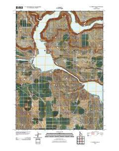 C J Strike Dam Idaho Historical topographic map, 1:24000 scale, 7.5 X 7.5 Minute, Year 2010
