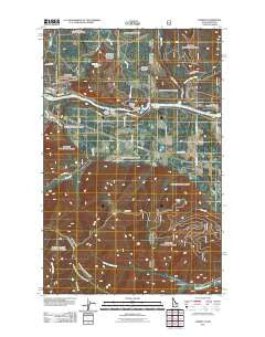 Cabinet Idaho Historical topographic map, 1:24000 scale, 7.5 X 7.5 Minute, Year 2011