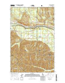 Cabinet Idaho Current topographic map, 1:24000 scale, 7.5 X 7.5 Minute, Year 2013