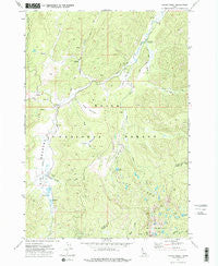 Cache Creek Idaho Historical topographic map, 1:24000 scale, 7.5 X 7.5 Minute, Year 1972