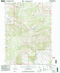 Cache Peak Idaho Historical topographic map, 1:24000 scale, 7.5 X 7.5 Minute, Year 2001