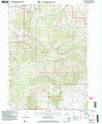 Cache Peak Idaho Historical topographic map, 1:24000 scale, 7.5 X 7.5 Minute, Year 2001