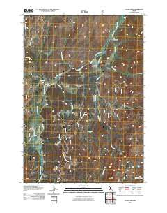 Cache Creek Idaho Historical topographic map, 1:24000 scale, 7.5 X 7.5 Minute, Year 2011
