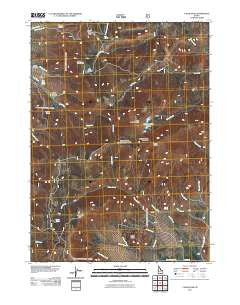 Cache Peak Idaho Historical topographic map, 1:24000 scale, 7.5 X 7.5 Minute, Year 2011