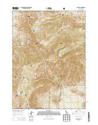 Cache Peak Idaho Current topographic map, 1:24000 scale, 7.5 X 7.5 Minute, Year 2013