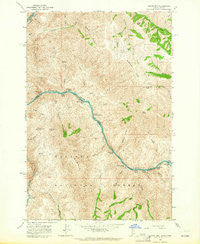 Cactus Mtn Oregon Historical topographic map, 1:24000 scale, 7.5 X 7.5 Minute, Year 1963