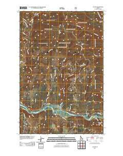 Calder Idaho Historical topographic map, 1:24000 scale, 7.5 X 7.5 Minute, Year 2011