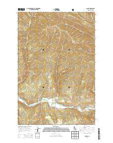 Calder Idaho Current topographic map, 1:24000 scale, 7.5 X 7.5 Minute, Year 2013